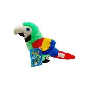 Suncape Sabor Cozumel Plush Parrot Stuffed Animal Bird Tourist Mexico 9"